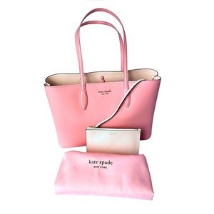 Kate Spade Large Leather Pink Tote